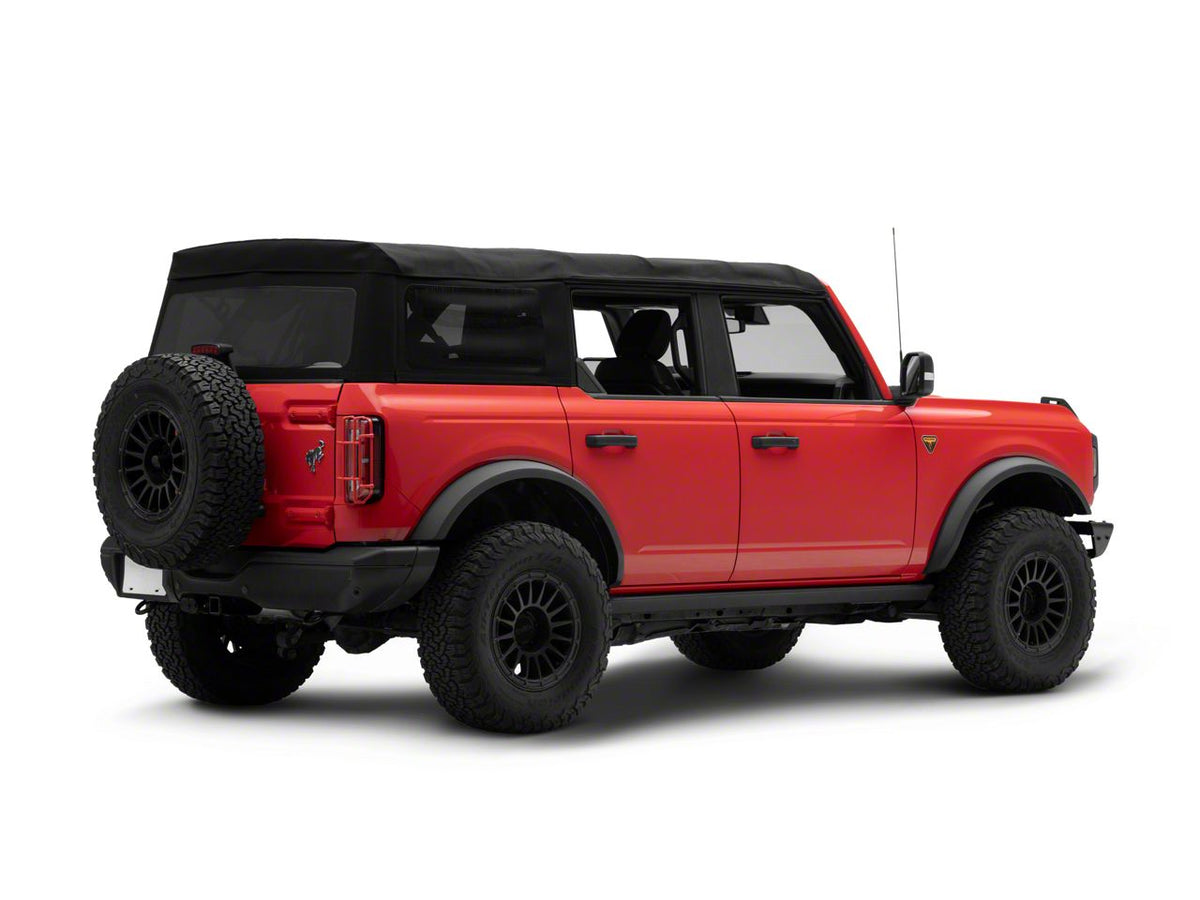 RedRock Off-Road Tail Light Guards - Red for Ford Bronco - view 2