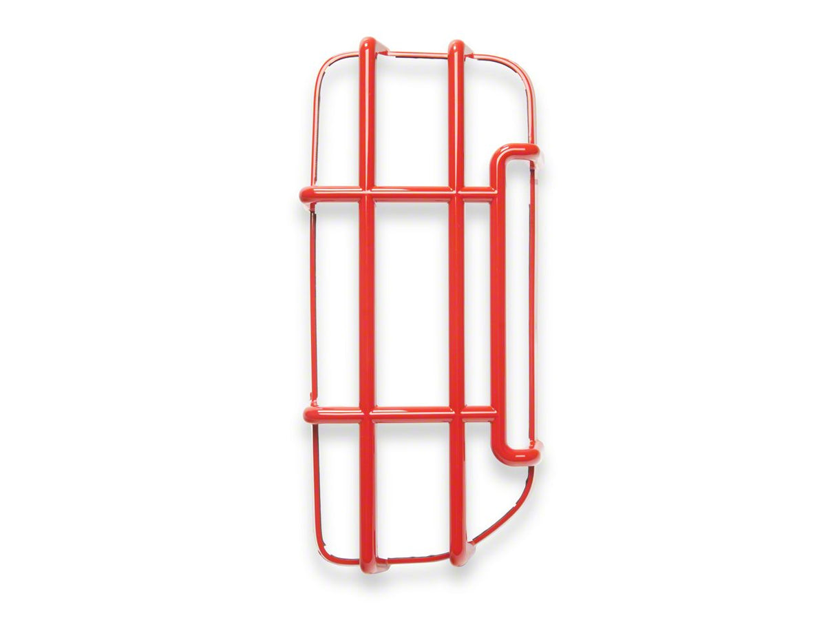 RedRock Off-Road Tail Light Guards - Red for Ford Bronco - view 7