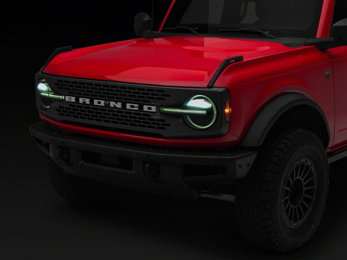 RedRock Headlight Covers - Smoked for Ford Bronco - view 5