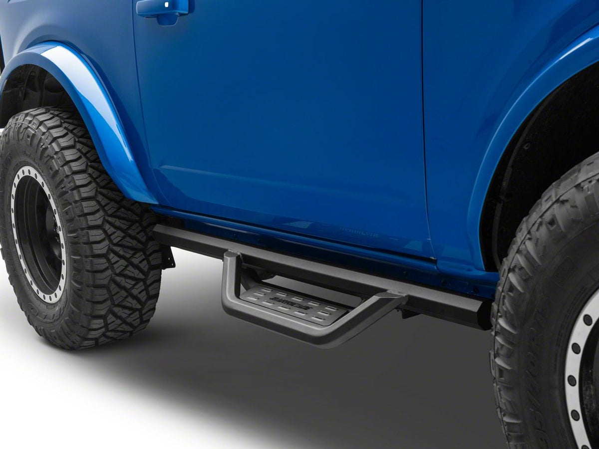 2021-2026 Ford Bronco 2-Door Drop Side Step Bars | Barricade TCX