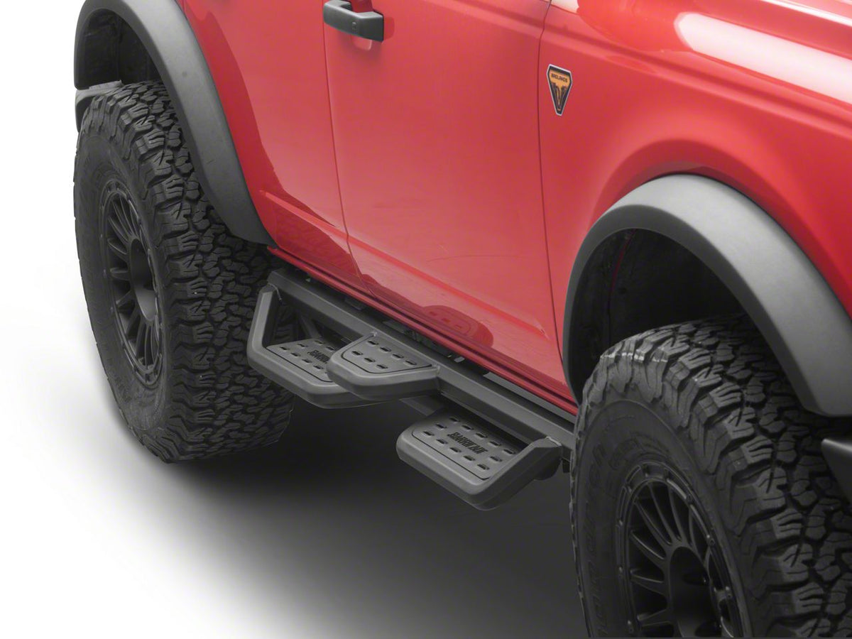 2021-2026 Ford Bronco 4-Door Drop Side Step Bars | Barricade TCX HD