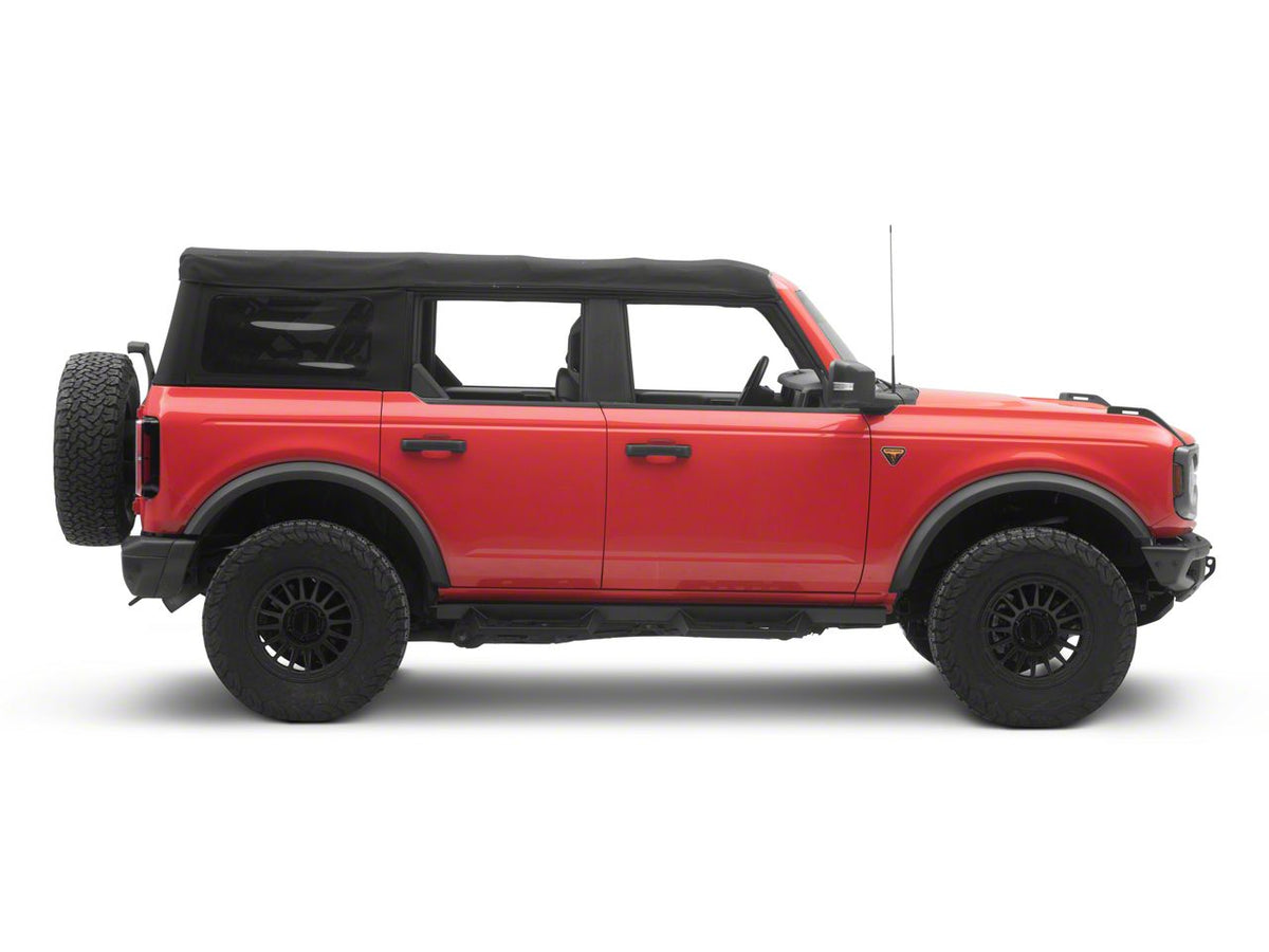 RedRock 4-Inch Drop TC1 Running Boards - Textured Black for Ford Bronco - view 5