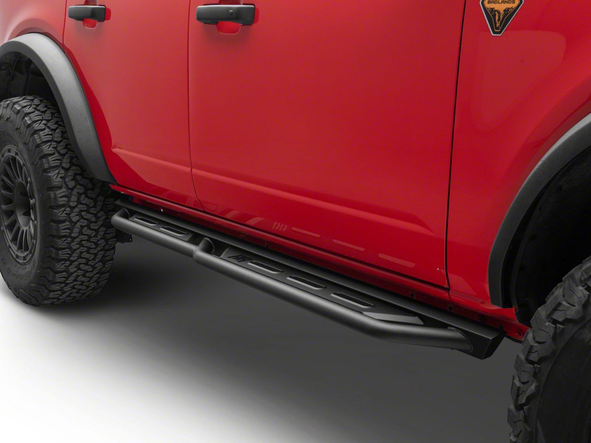 RedRock TC3 HD Rocker Steps - Textured Black for Ford Bronco - view 3