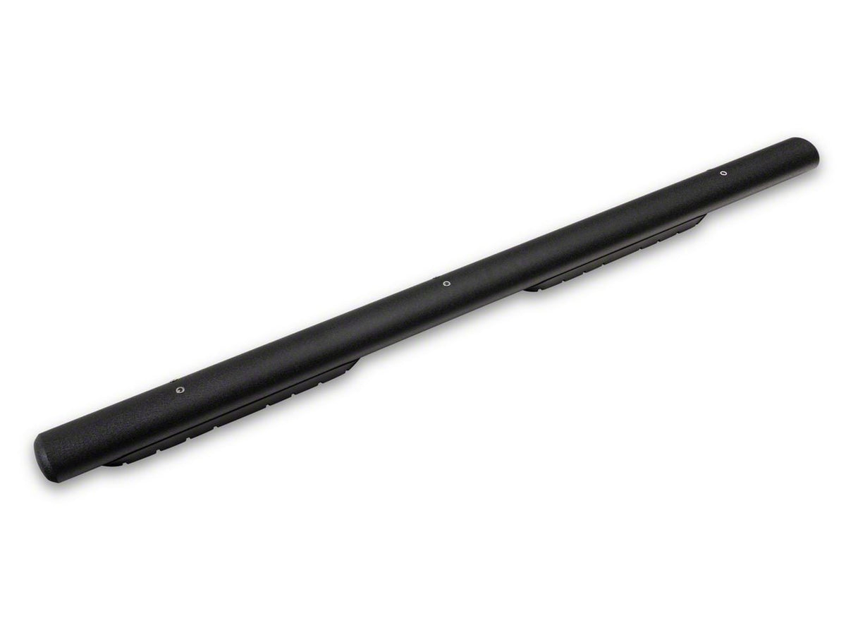 2021-2026 Ford Bronco 4-Door Oval Straight Side Step Bars - Heavy Textured Black | Barricade