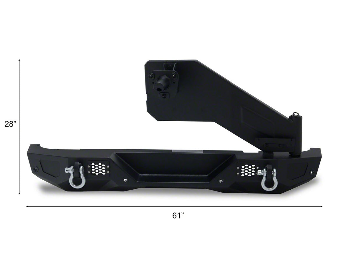 2021-2026 Ford Bronco Rear Bumper with Tire Carrier | Barricade HD