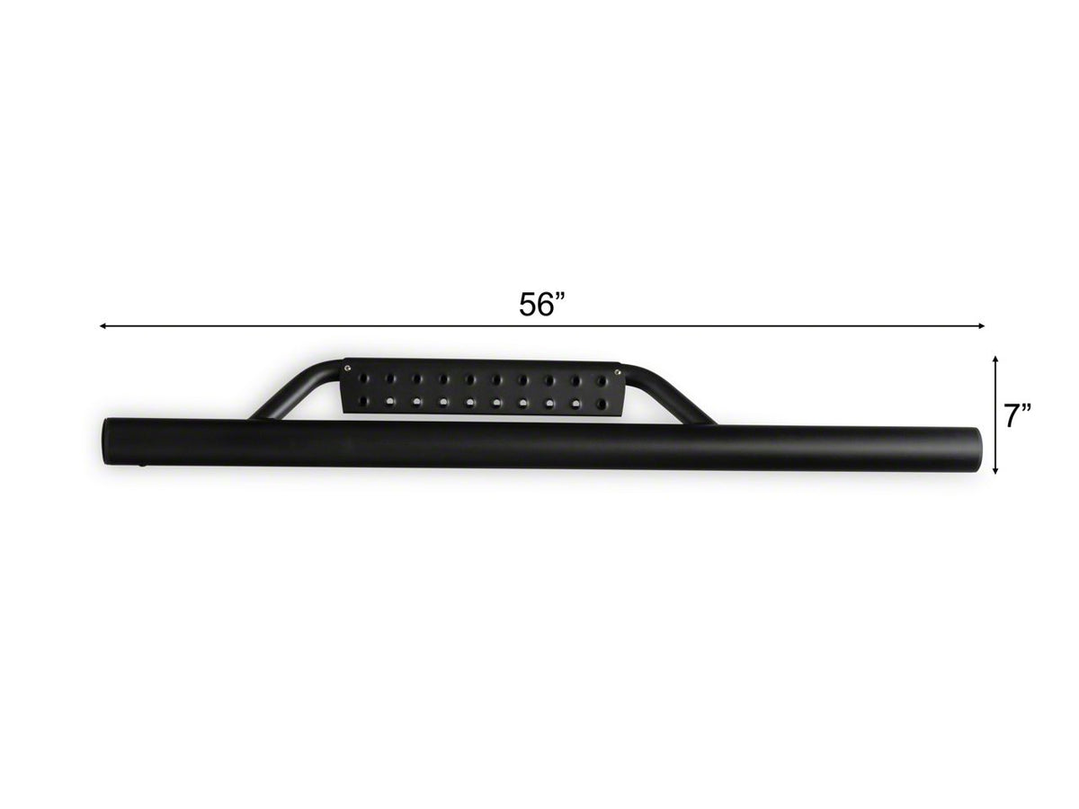 RedRock 3-Inch Nerf Drop Side Step Bars - Textured Black for Ford Bronco - view 7