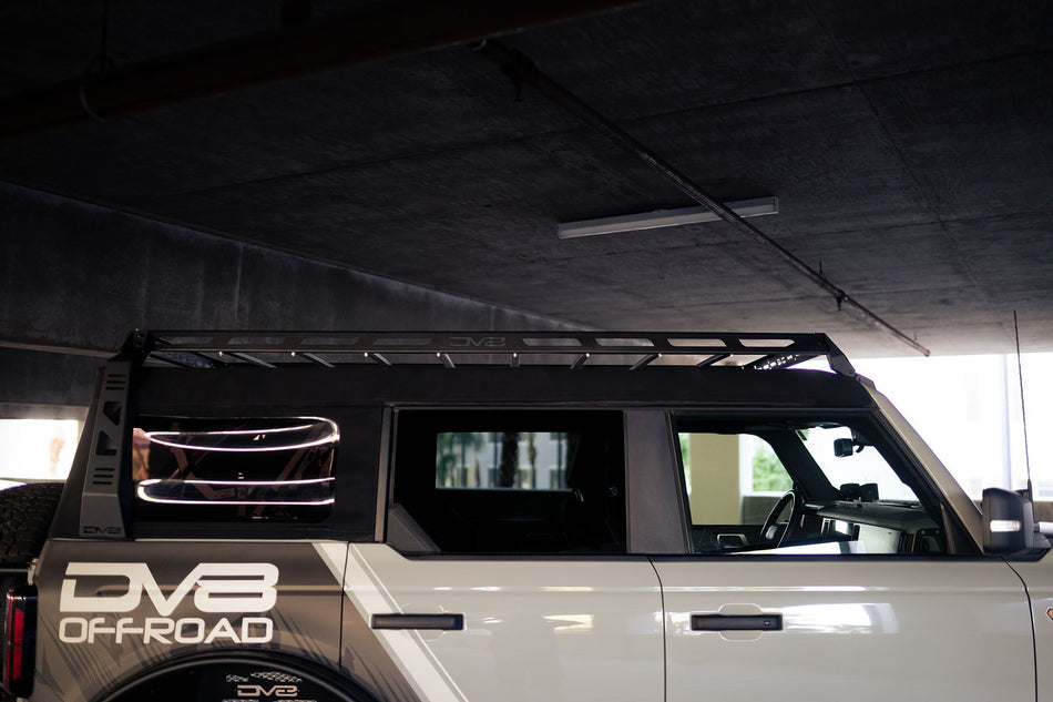 2021-2026 Ford Bronco Soft Top Roof Rack 4-Door | DV8 Offroad