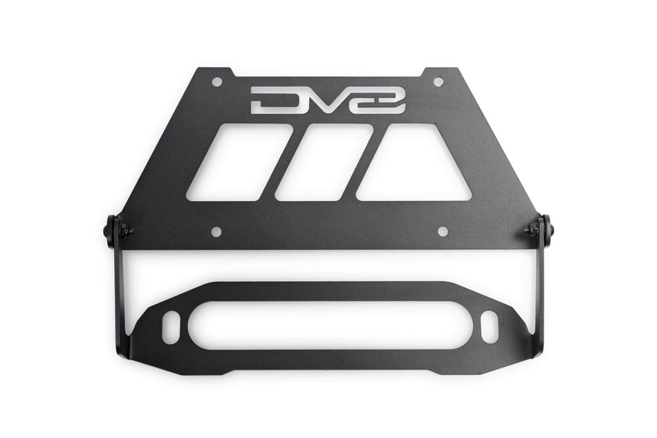 2021-2026 Ford Bronco Fairlead Flip-Up License Plate Bracket | DV8 Offroad
