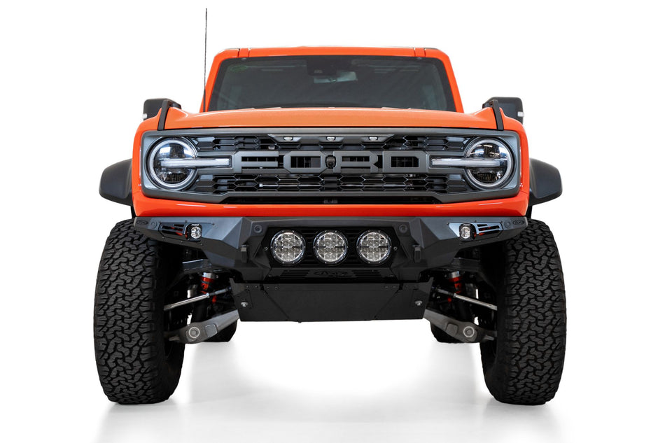 2022-2026 Ford Bronco Raptor Bomber Front Bumper (Rigid) | Addictive Desert Designs