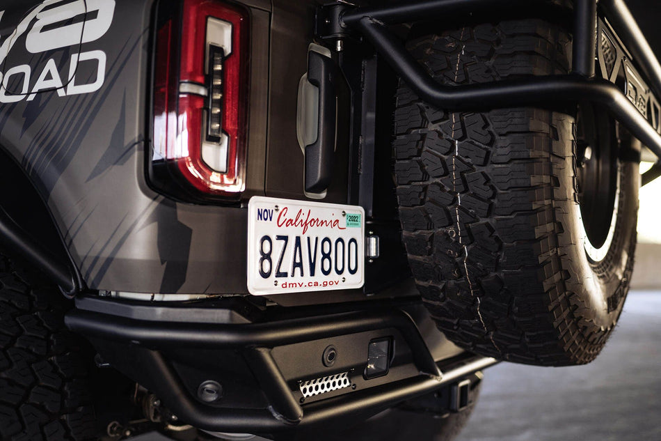 2021-2026 Ford Bronco Rear License Plate Bracket | DV8 Offroad