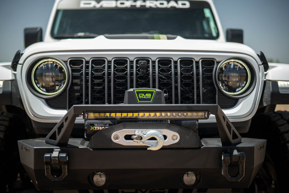 12,000 lb Synthetic Rope Winch | DV8 Offroad Xtract