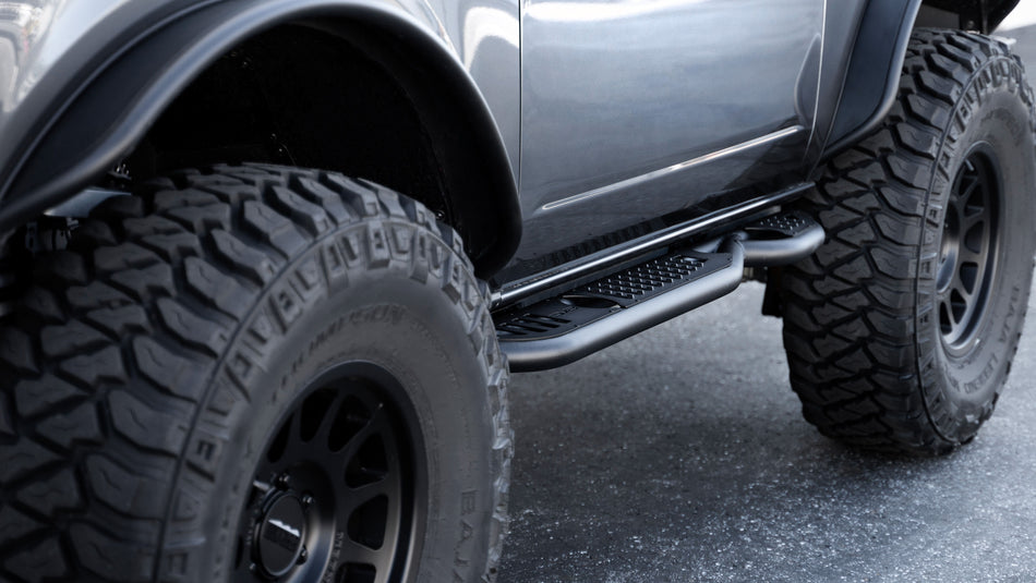 2021-2026 Ford Bronco Side Steps 2-Door | DV8 Offroad OE Plus Series