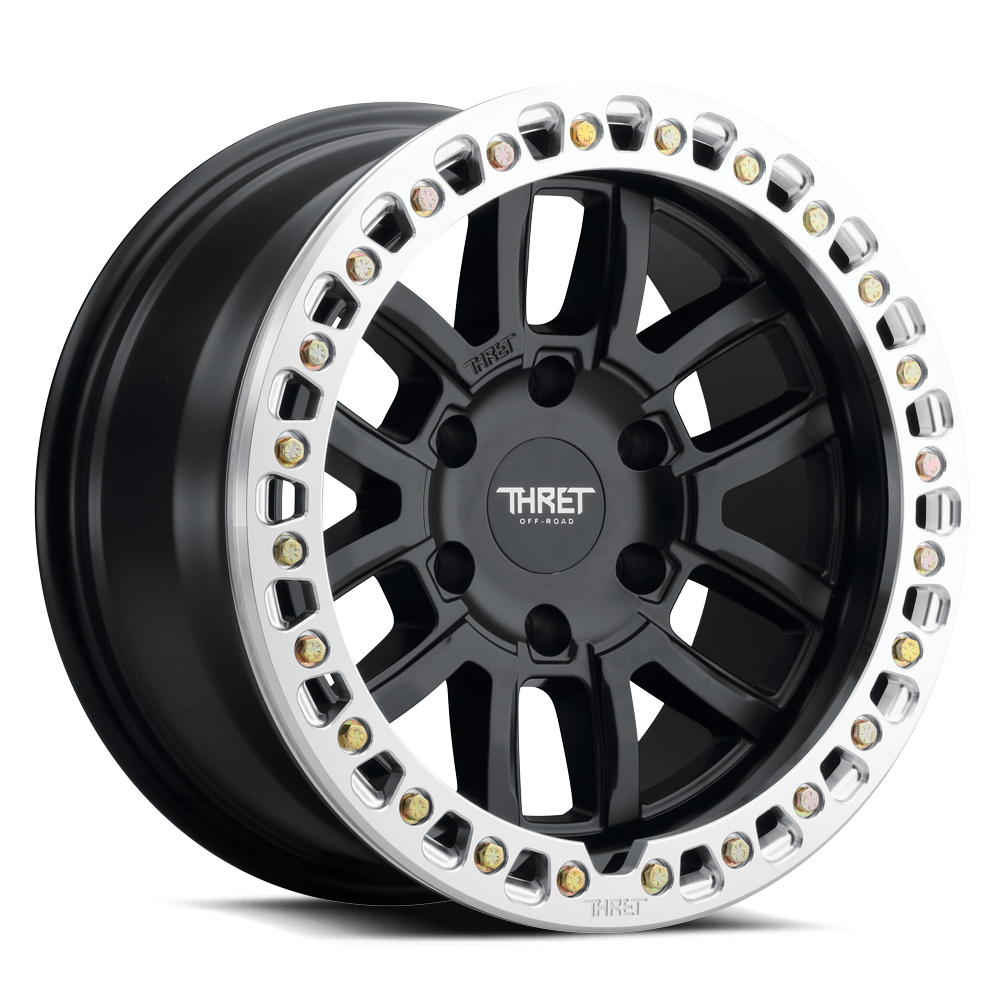 2021-2026 Ford Bronco 17x9 Beadlock Wheel - THRET Offroad Maze 602 Matte Black/Machined