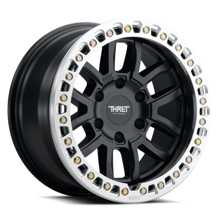 2021-2026 Ford Bronco 17x9 Beadlock Wheel - THRET Offroad Maze 602 Matte Black/Machined