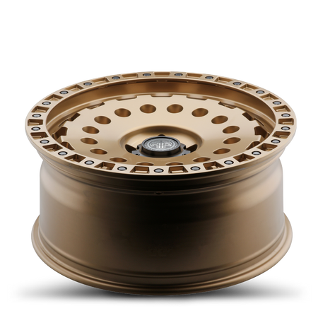 2021-2026 Ford Bronco Wheel - THRET Offroad 702 Firewall Bronze Angle View