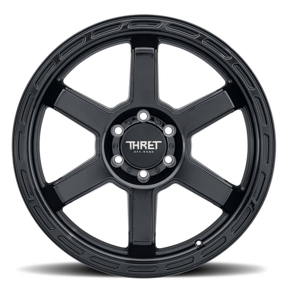 THRET Offroad 703 Thunder Gloss Black wheel side view