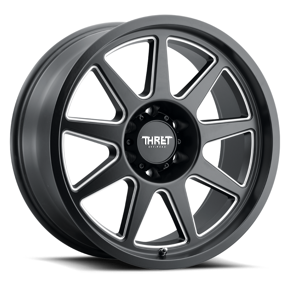 2021-2026 Ford Bronco Wheel - THRET Offroad 705 Flood Satin Black/Milled