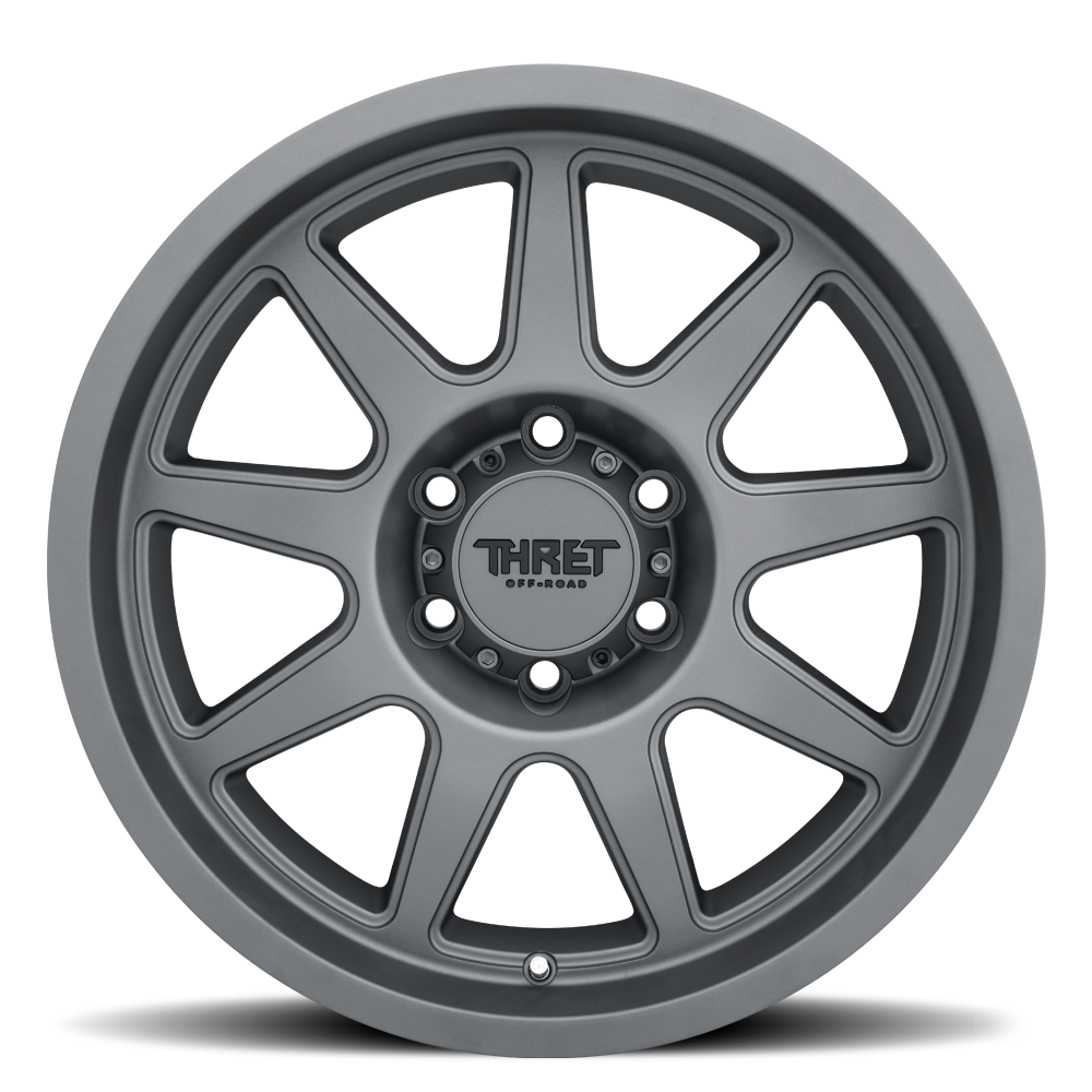 2021-2026 Ford Bronco Wheel - THRET Offroad 705 Flood Satin Gray Side View