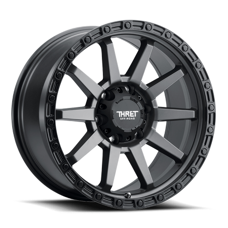 2021-2026 Ford Bronco Wheel - THRET Offroad 706 Freeze Satin Gray/Matte Black Lip