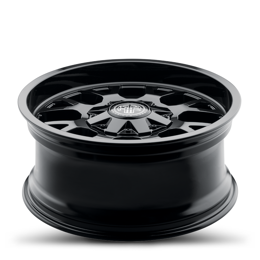2021-2026 Ford Bronco Wheel - THRET Offroad 802 Attitude Gloss Black Angle View