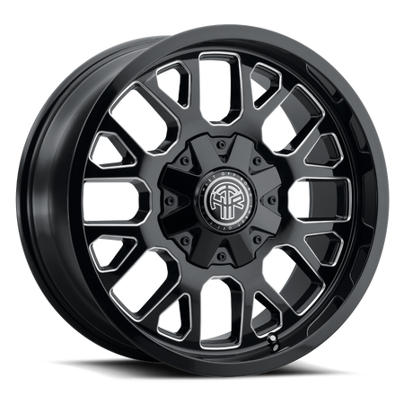 2021-2026 Ford Bronco Wheel - THRET Offroad 802 Attitude Gloss Black/Milled