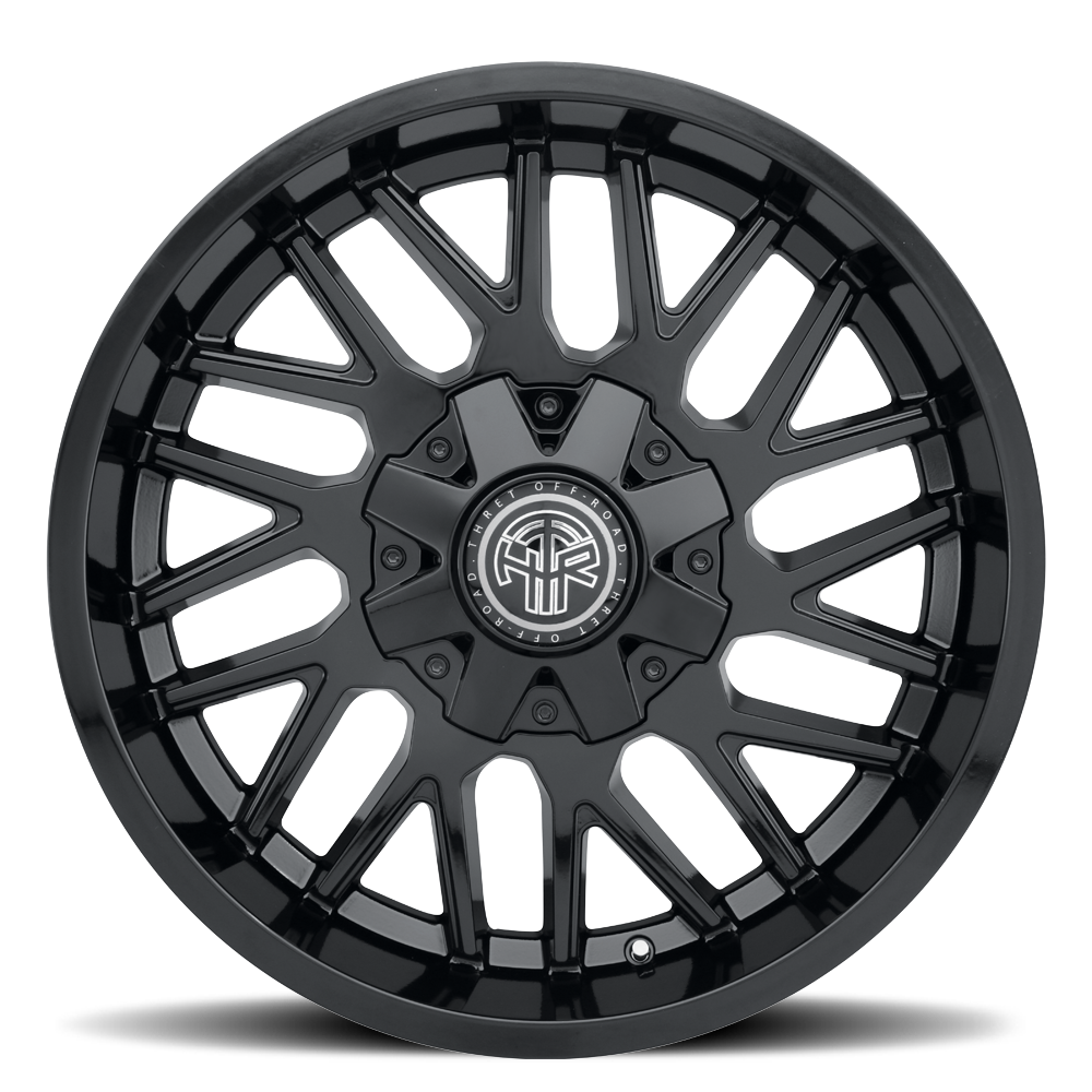 2021-2026 Ford Bronco Wheel - THRET Offroad 803 Revolver Gloss Black Side View