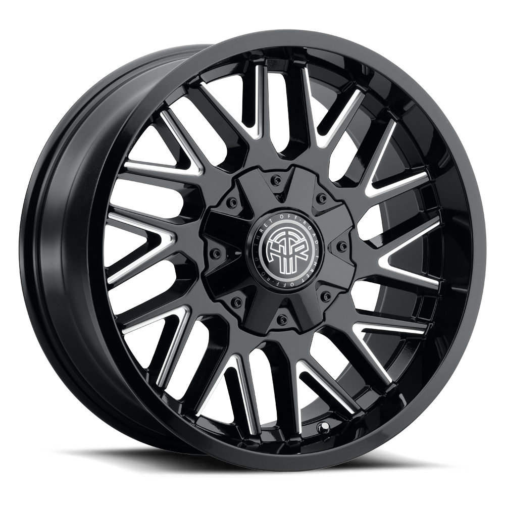 2021-2026 Ford Bronco Wheel - THRET Offroad 803 Revolver Gloss Black/Milled