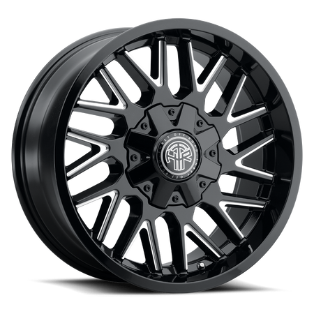 2021-2026 Ford Bronco Wheel - THRET Offroad 803 Revolver Gloss Black/Milled