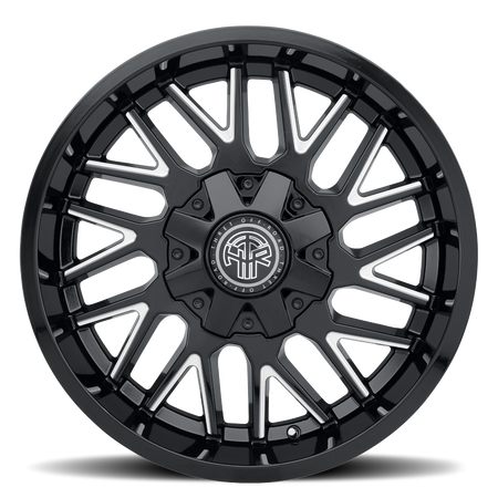 2021-2026 Ford Bronco Wheel - THRET Offroad 803 Revolver Gloss Black/Milled Side View