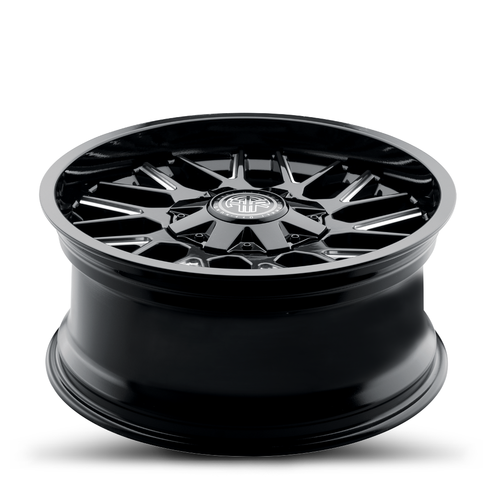 2021-2026 Ford Bronco Wheel - THRET Offroad 803 Revolver Gloss Black/Milled Angle View