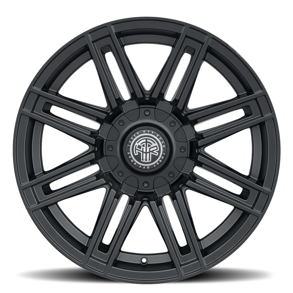 THRET Offroad 805 Dropzone Satin Black wheel side view