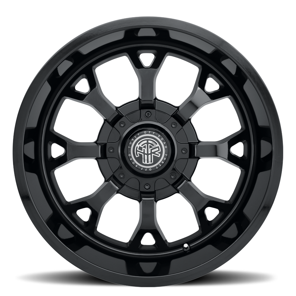 THRET Offroad 806 Viper Gloss Black wheel side view