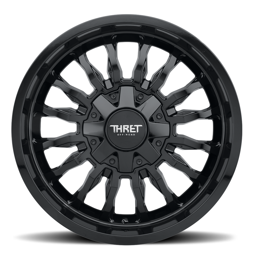 2021-2026 Ford Bronco Wheel - THRET Offroad 808 Gamma Gloss Black Side View