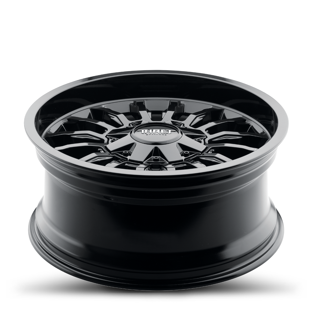 2021-2026 Ford Bronco Wheel - THRET Offroad 808 Gamma Gloss Black Angle View