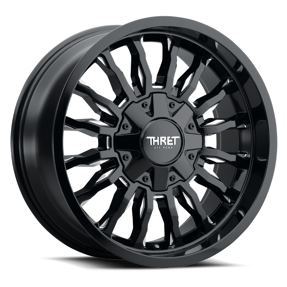 2021-2026 Ford Bronco Wheel - THRET Offroad 808 Gamma Gloss Black/Milled