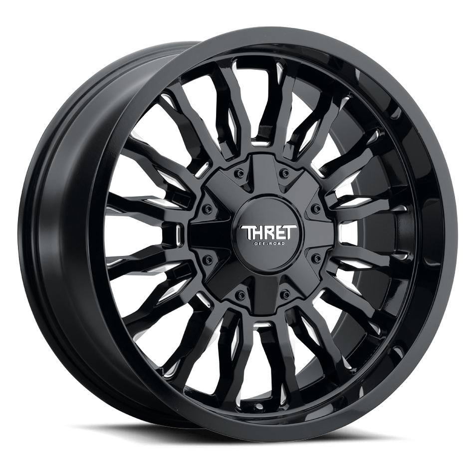 2021-2026 Ford Bronco Wheel - THRET Offroad 808 Gamma Gloss Black/Milled