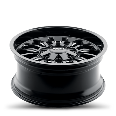 2021-2026 Ford Bronco Wheel - THRET Offroad 808 Gamma Gloss Black/Milled Angle View