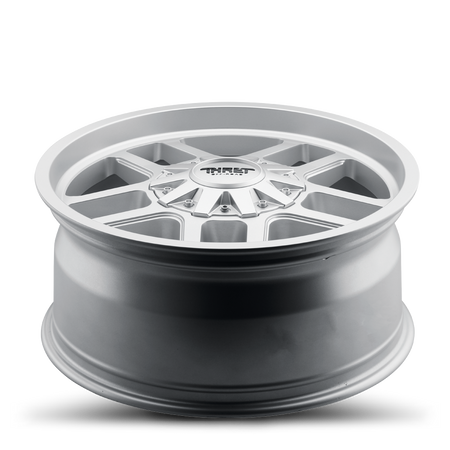 2021-2026 Ford Bronco Wheel - THRET Offroad 809 Radar Satin Silver Angle View