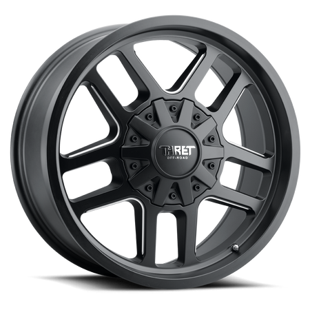 2021-2026 Ford Bronco Wheel - THRET Offroad 809 Radar Satin Black/Milled