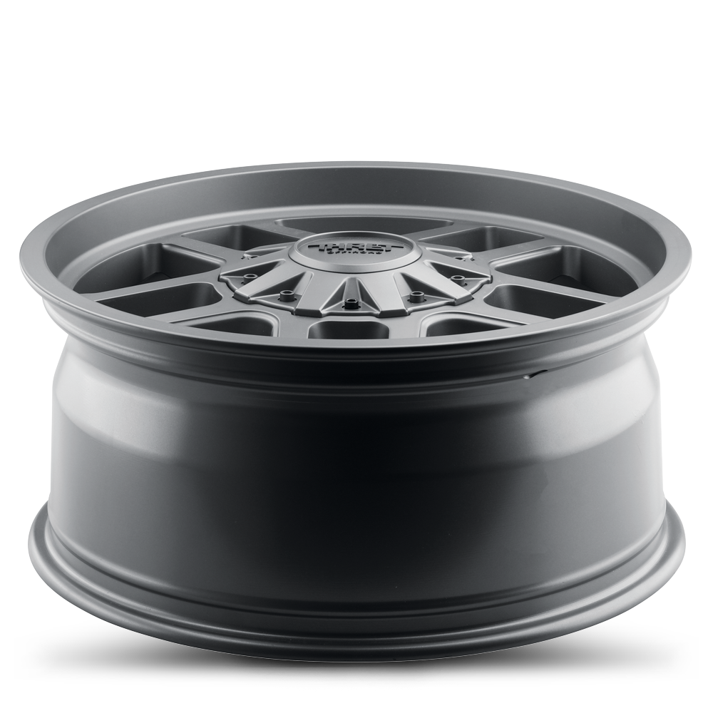 2021-2026 Ford Bronco Wheel - THRET Offroad 809 Radar Satin Gray Angle View