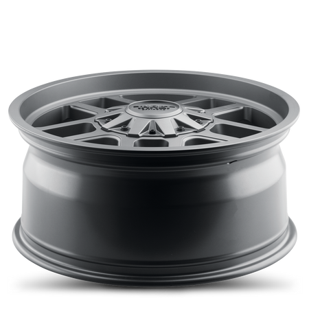 2021-2026 Ford Bronco Wheel - THRET Offroad 809 Radar Satin Gray Angle View