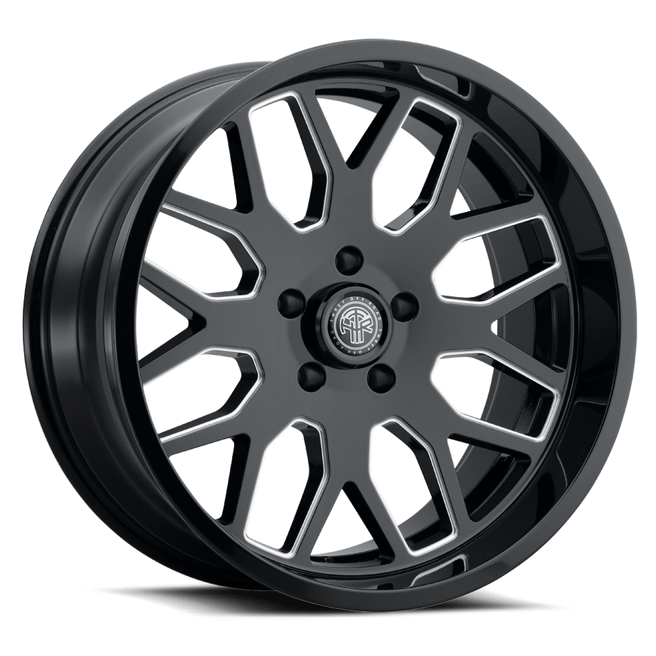 2021-2026 Ford Bronco Wheel - THRET Offroad 901 Monarch Gloss Black/Milled