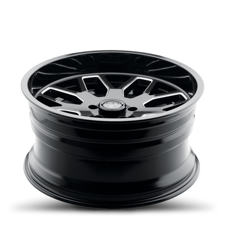 2021-2026 Ford Bronco Wheel - THRET Offroad 901 Monarch Gloss Black/Milled Angle View