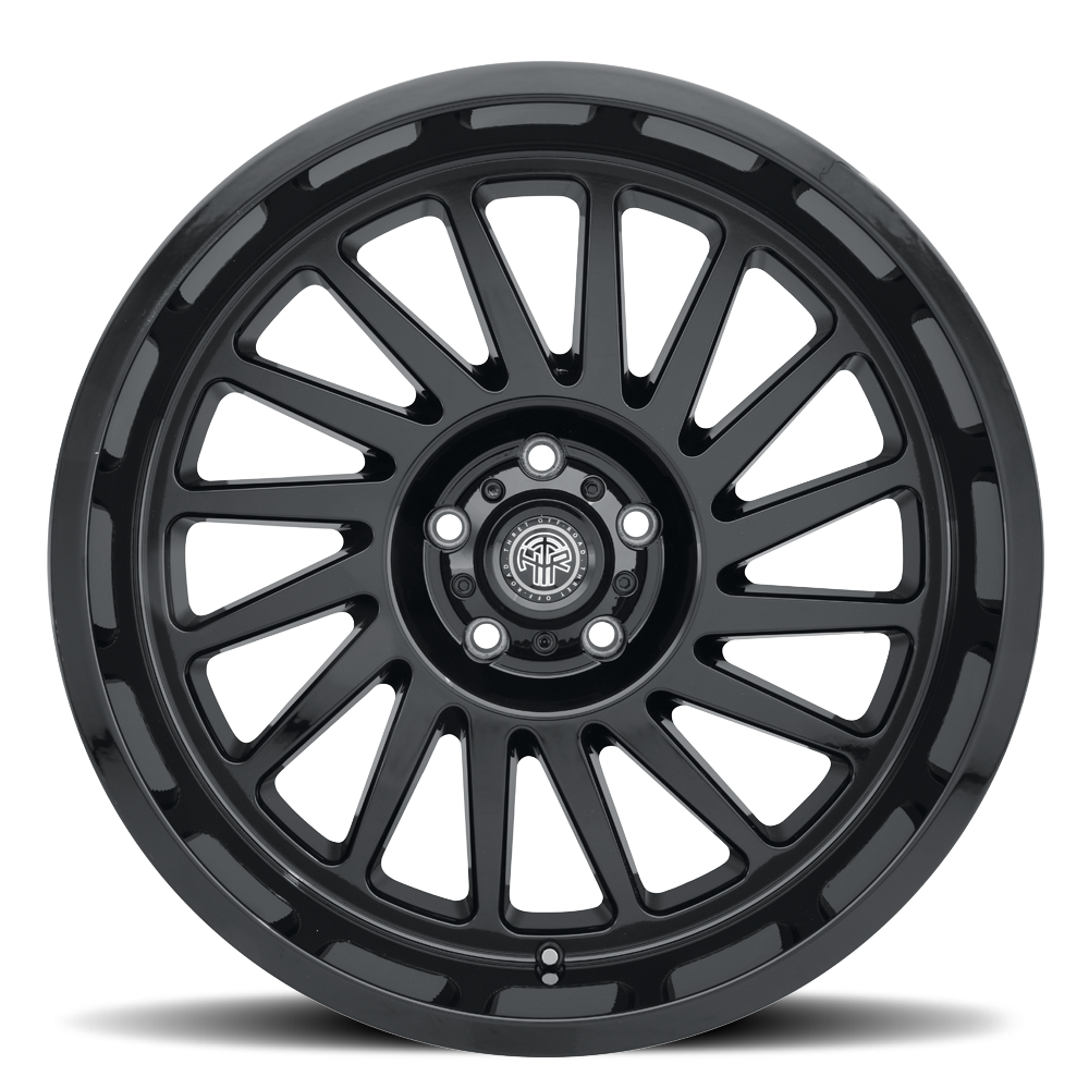 2021-2026 Ford Bronco Wheel - THRET Offroad 902 Omega Gloss Black Side View