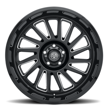 2021-2026 Ford Bronco Wheel - THRET Offroad 902 Omega Gloss Black/Milled Side View