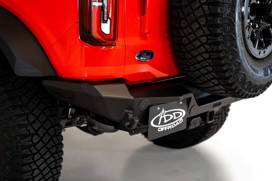 2021-2026 Ford Bronco Rock Fighter Rear Bumper | Addictive Desert Designs