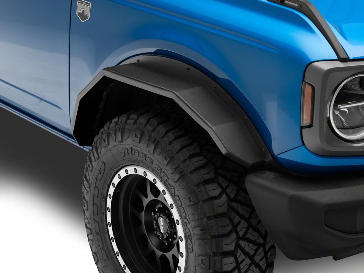 2021-2026 Ford Bronco Front Fender Flares | Barricade HD Plate Style