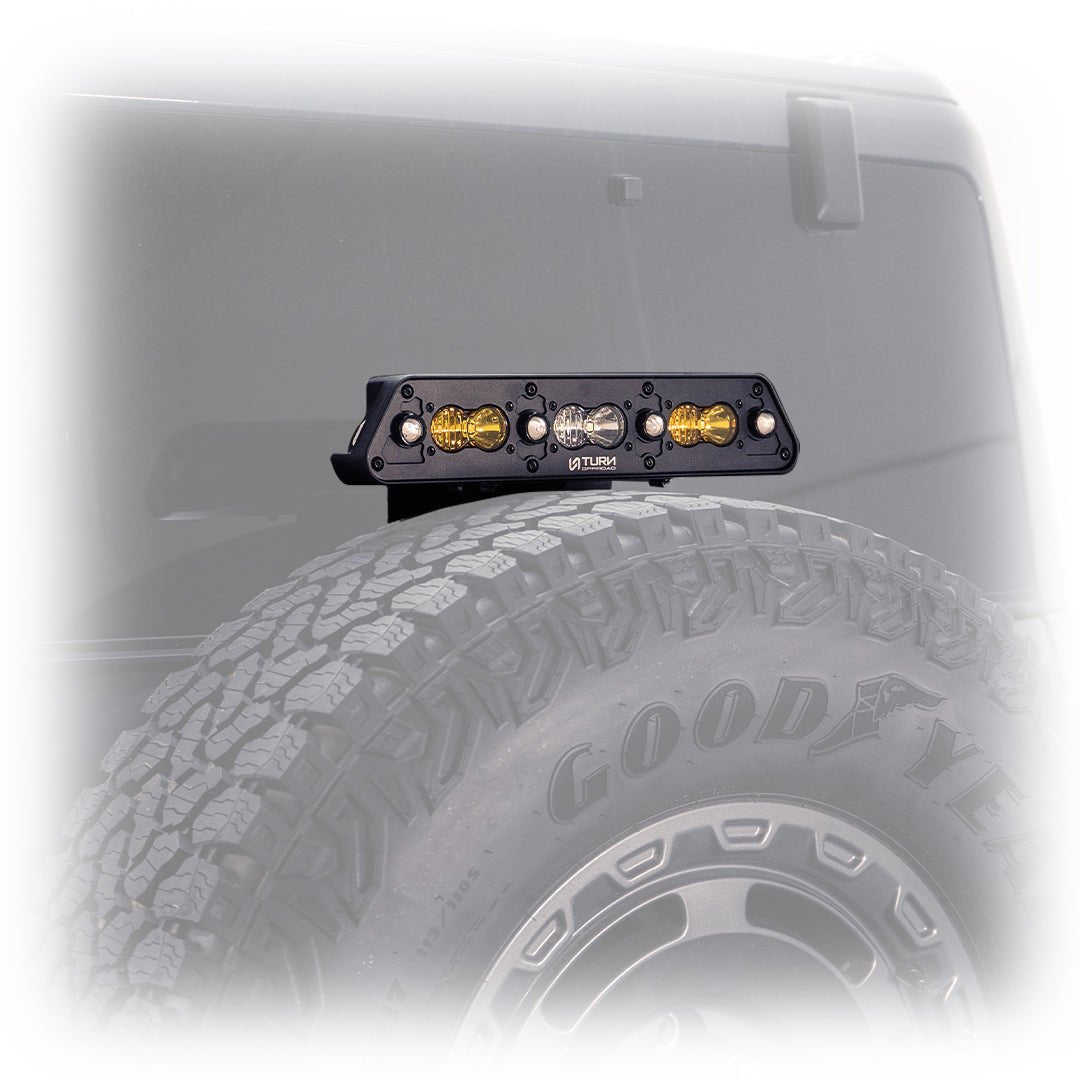 Billet Chase Light and 3rd Brake Light for Ford Bronco - view 1