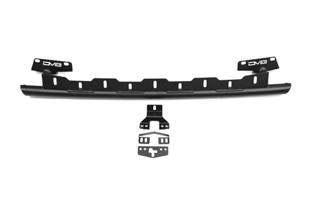 DV8 Offroad LBBR-10 Tube Push Bar product shot showing camera relocation bracket included – 2021-2026 Ford Bronco