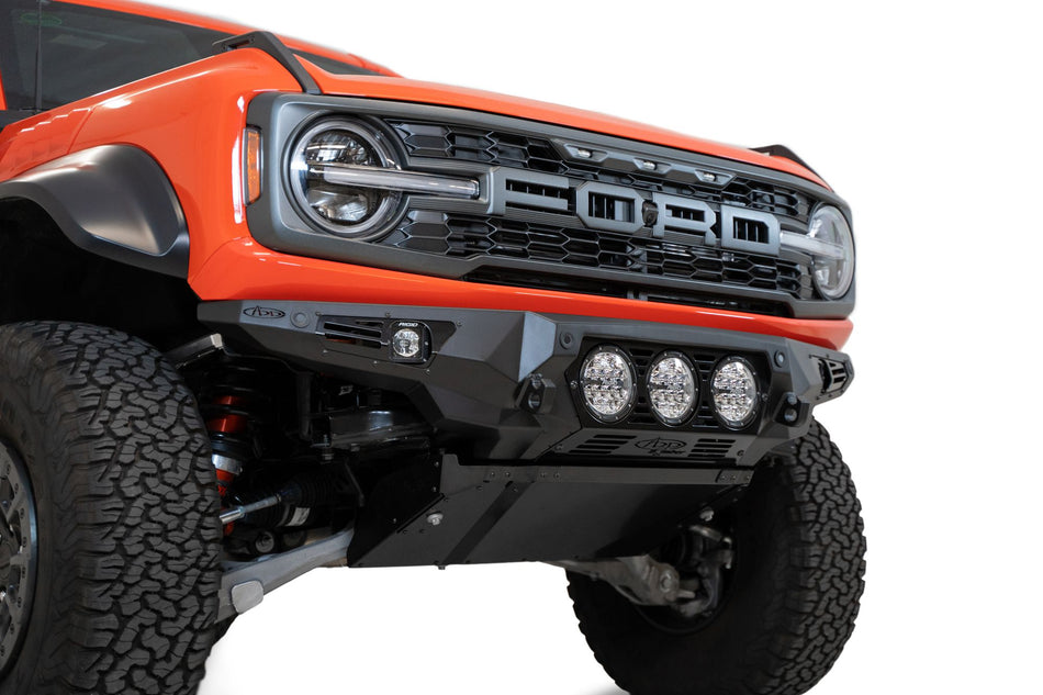 2022-2026 Ford Bronco Raptor Bomber Front Bumper (Rigid) | Addictive Desert Designs